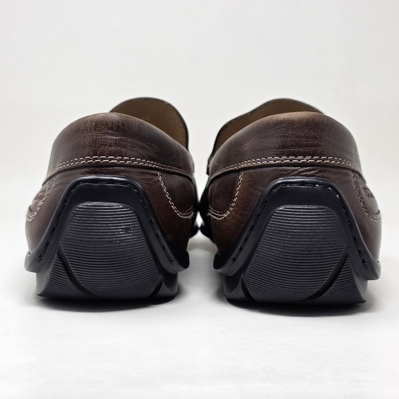 Ecco Men's Classic Moc 2.0 Venetian Leather Loafers Coffee Size 41 EU/7-7.5 US - Picture 5 of 13